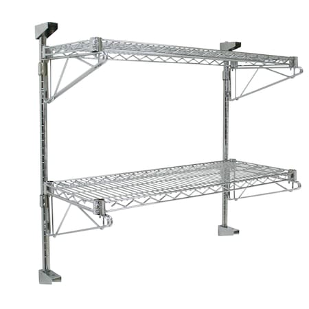 Wall Mount Shelv Kits,2 Level,14x42x14